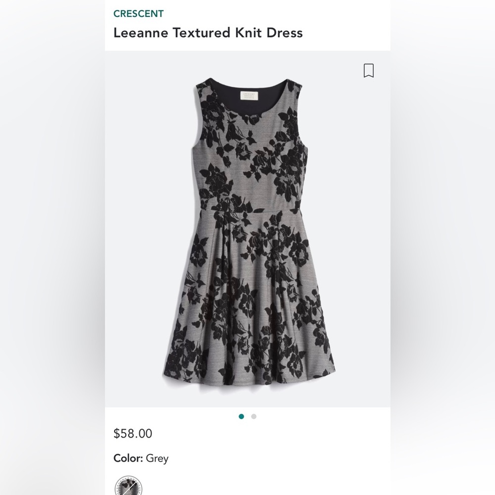 Crescent Leeanne Textured Knit Dress